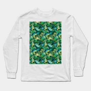 Brush strokes and felt tip pen Long Sleeve T-Shirt